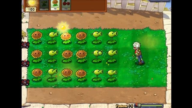 Plants vs. Zombies #1 / Прохождение День: 1-5 (PC) смотреть онлайн