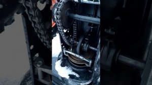снегоуборщик .модернизация  привода колес .
