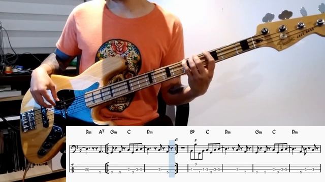 Childish Gambino - Redbone (Bass Cover + TAB) смотреть онлайн