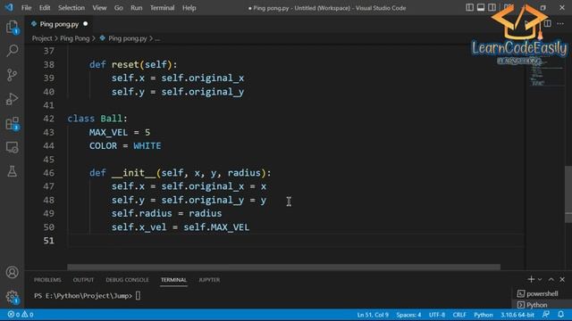 مشاريع بايثون للمبتدئين | Python Projects For Bignner | 9 | Ping Pong смотреть онлайн