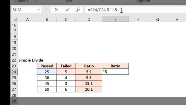How to Calculate Ratio in Excel смотреть онлайн