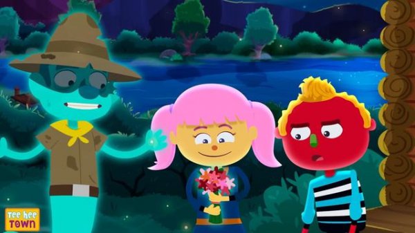 Loony Skeletons Playing Haunted Soccer Match + Spooky Scary Skeletons Songs by Teehee Town