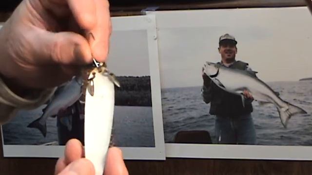Great King Chinook Salmon Fishing lure The Mauler is one of the best flutter spoons смотреть онлайн