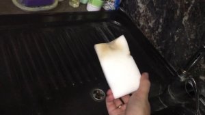 Как почистить темную раковину! Мойка из искусственного камня.