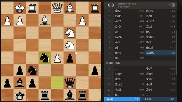 ЖЕРТВА ФЕРЗЯ ставит красивую точку в партии! Шахматная ловушка смотреть онлайн