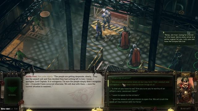 Warhammer 40k Rogue Trader - Lets Play Ep 10 - Cassia the Navigator - Dark Echelons - Valve puzzle смотреть онлайн