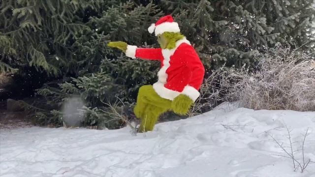 Grinch атакует!!! Гринч похититель рождества! #grinch #сантаклаус #новыйгод смотреть онлайн