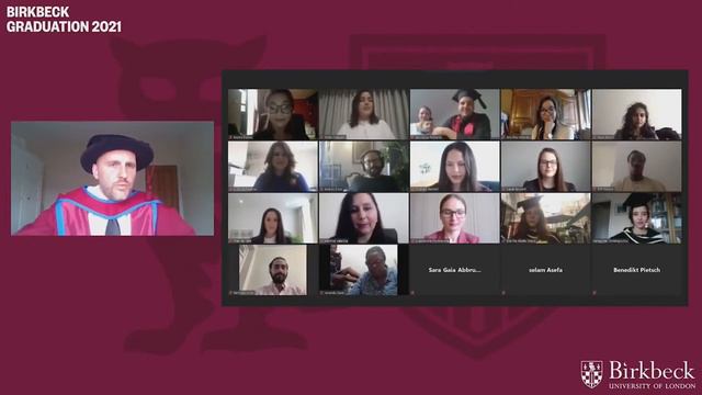 Birkbeck Virtual Graduation April 2021- School of Business, Economics and Informatics Ceremony 1 смотреть онлайн