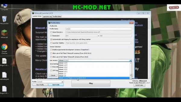 Top1mc - Minecraft Forge Mod Loader 1.11.2 - Minecraft Installation & Review