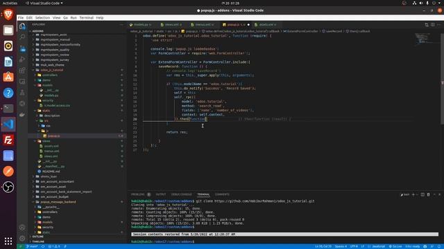 Odoo JS Tutorial - Odoo JS Full Course for Beginners смотреть онлайн
