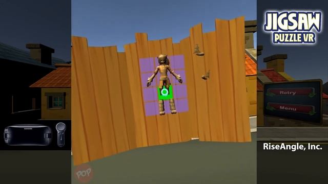Jigsaw Puzzle VR for Gear VR - Enjoy playing jigsaw puzzle in real 3D and in VR смотреть онлайн