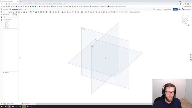 Onshape Tutorial 1 - Introduction, User Interface, Sketch and Extrude. смотреть онлайн