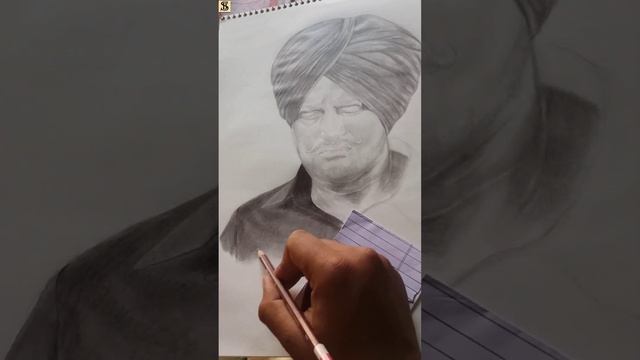 How to draw sketch of legend Sidhu moose wala || Legend Never dies || pencil sketch||#sidhumoosewal смотреть онлайн