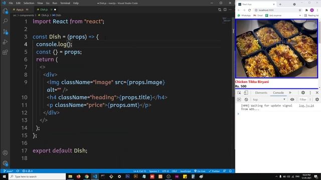 Props Destructuring in React JS смотреть онлайн