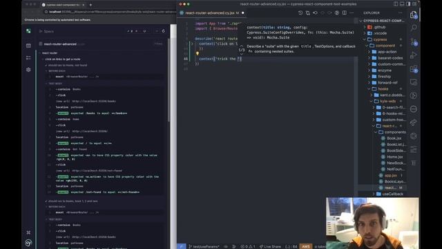 Trick Cypress component test runner into having a url смотреть онлайн