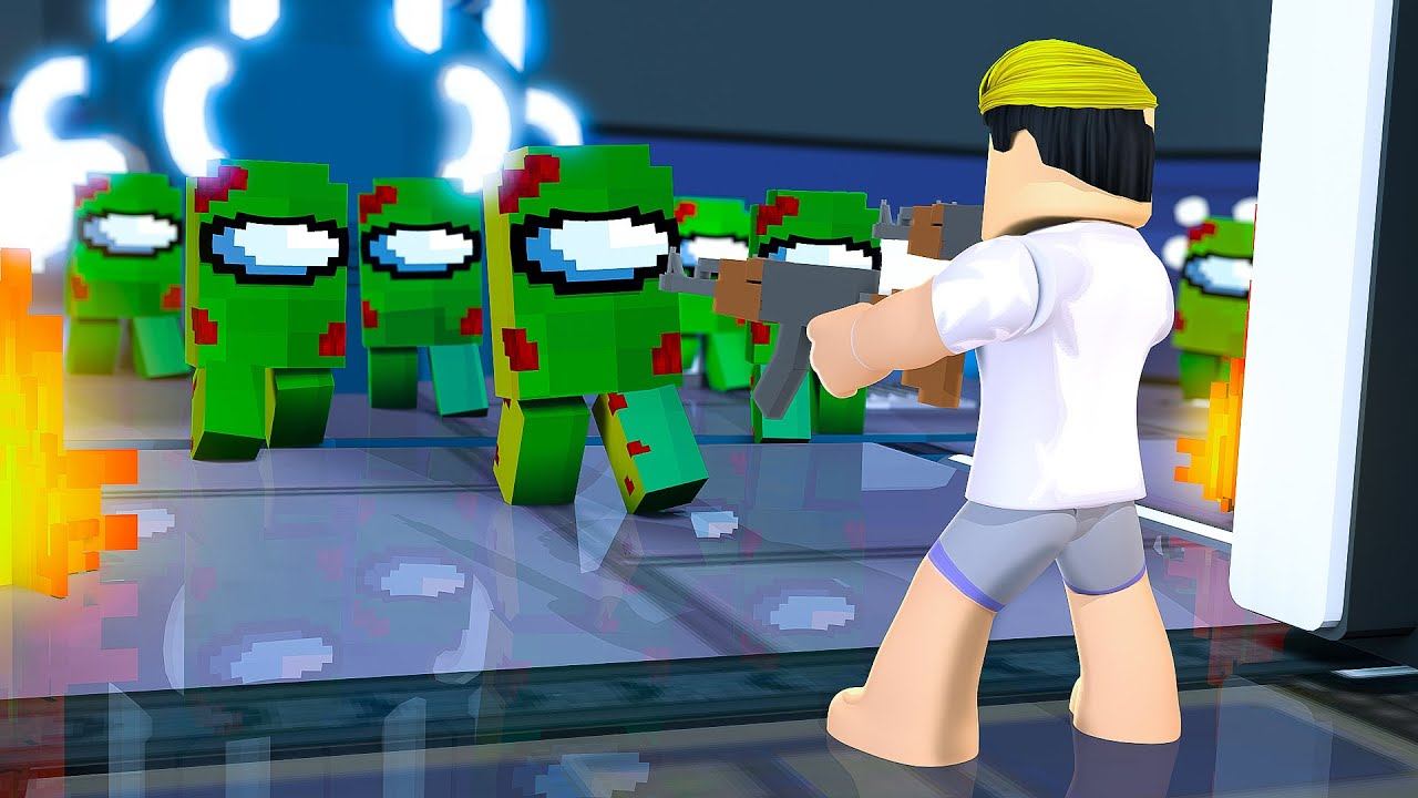 НАШЕСТВИЕ ЗОМБИ AMONG US в Roblox! ЧЕЛЛЕНДЖ: Выжить Любой ЦЕНОЙ! смотреть онлайн