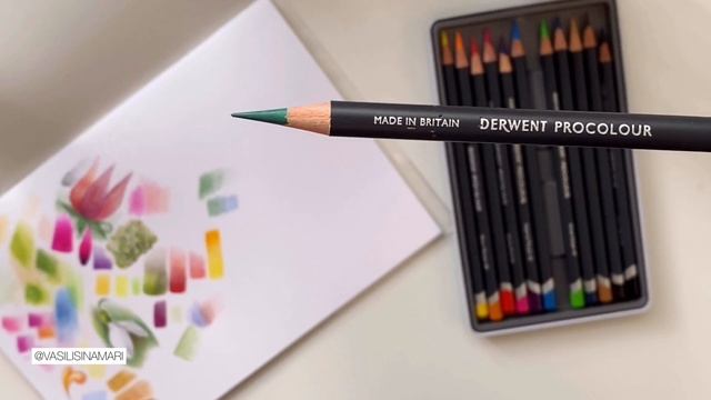 Обзор на карандаши Derwent Procolour смотреть онлайн