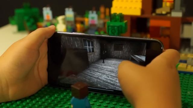 СТИВ и КРИПЕР BrickHeadz LEGO Minecraft - Лего НУБик Майнкрафт Мультики и ФНАФ FNAF смотреть онлайн