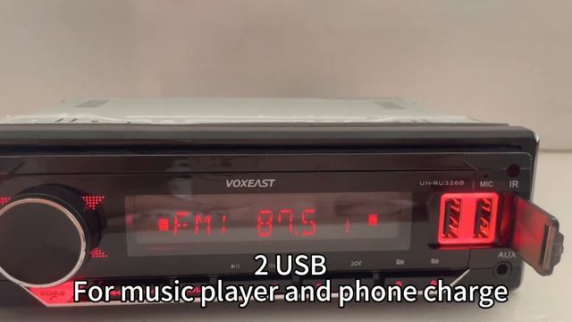 Car Stereo Radio FM Aux Input Receiver Usb Sd Car MP3 Player Fm Radio with BT Audio смотреть онлайн