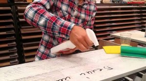 Очистка ламината от маркера