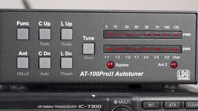 HAM RADIO REVIEW Of LDG AT100 Pro II - Auto ATU 1-8 - 54MHz.