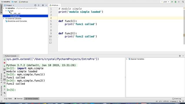Marking a package as Sources Root in PyCharm смотреть онлайн