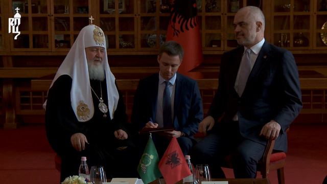 Предстоятель Русской Православной Церкви встретился с Премьер-министром Республики Албания Эди Рамо смотреть онлайн