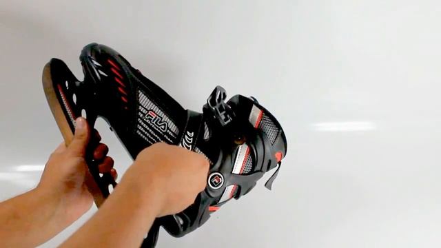 Коньки Fila Primo Ice Blk/Red, взрослые смотреть онлайн