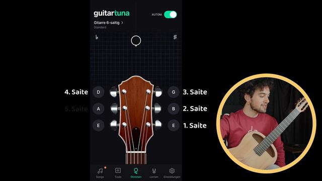 Gitarre Stimmen mit App EINFACH ERKLÄRT (Guitar Tuna) смотреть онлайн