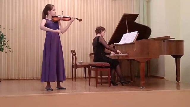 Гендель, Анданте и Аллегро, исполняет Харитонова Дарья,6 кл,г Самара, ДМШ 4,02.2020