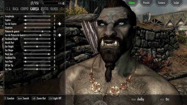 Skyrim mod: race menu смотреть онлайн