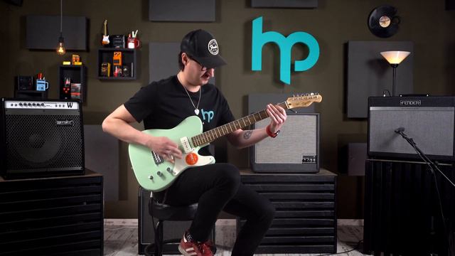 Squier Paranormal Baritone Cabronita Telecaster elektromos gitár смотреть онлайн