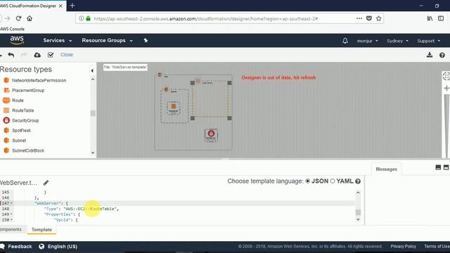 5 AWS CloudFormation: Designer Part-1 смотреть онлайн