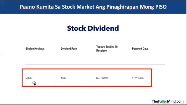 Paano Kumita Sa Stock Market Ang Pinaghirapan Mong PISO Part 1 (Dividends) by Cynthia Fuller смотреть онлайн