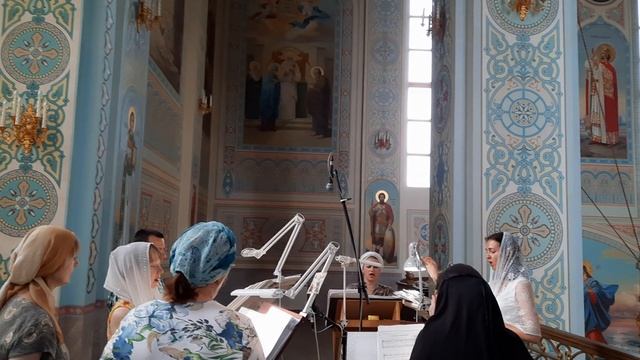 Успение. Стихиры на литии. Регент Екатерина Артюхова. смотреть онлайн