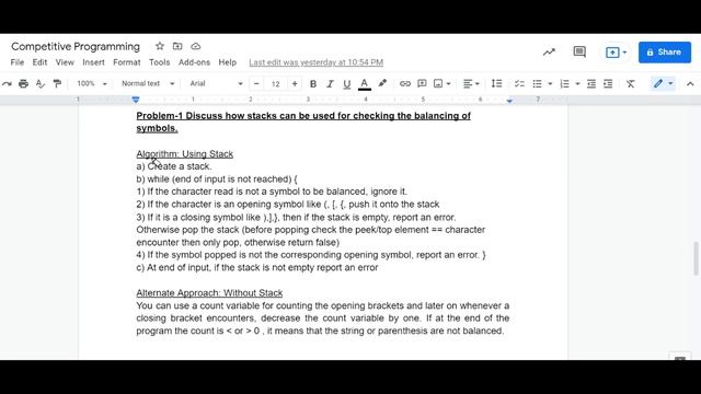 Checking the Balancing of Symbols | Balanced parentheses | Using Stack смотреть онлайн