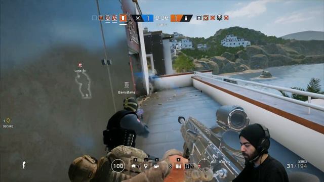 Rainbow Six Siege Rank Match 4 Siege Player Yells Into His Microphone смотреть онлайн