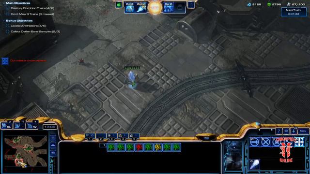 Exploring the Starcraft 2 Arcade! Wings of Liberty Protoss Edition. Mission 12 The Dig смотреть онлайн