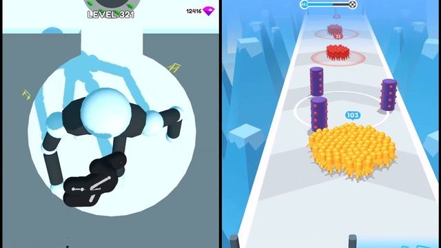 Tall Man Run | Count Master: Crowd Runner 3D - ALL LEVELS iOS/Android Gameplay смотреть онлайн