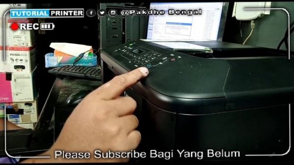 CARA PERBAIKI PRINTER CANON MX377 ERROR U051 DAN U052