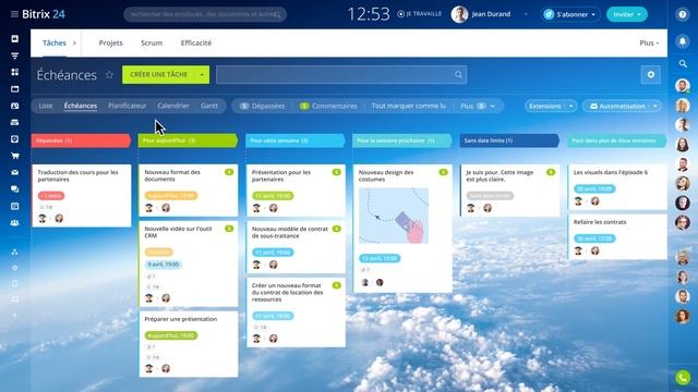 Tâches et projets Bitrix24 смотреть онлайн