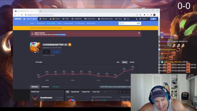 Tyler1 on New OP.GG *Feature* смотреть онлайн