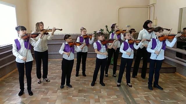 Ансамбль скрипалів "Калейдоскоп". Ноктюрн - О.Жульєва; Регтайм - С.Джоплін смотреть онлайн