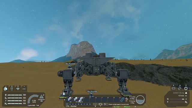 Space Engineers - Landing Gear with suspension..? YES! смотреть онлайн