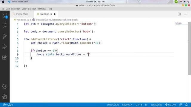 Random Color Generator on "Click" Event In JS. #Easy-Way-of-Learning смотреть онлайн