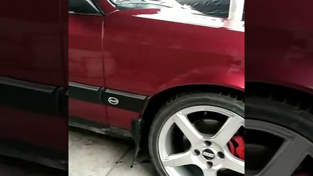 Audi 100 Avant. Repainting. смотреть онлайн
