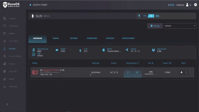 RX 5700 Gigabyte Aorus - ?Топ Карта в Майнинге! Тесты и Окупаемость! смотреть онлайн