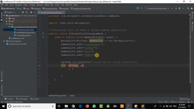 #3 Iterating List in Java 8 using Lambda expression | Java 8 new features смотреть онлайн