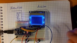 Arduino и Nokia 5110  - подключение и руссификация