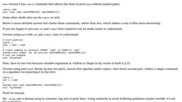 Unix & Linux: How to make bidirectional pipe between two programs? (8 Solutions!!) смотреть онлайн